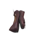 Balerini dama 38, piele, maro - imagine 4