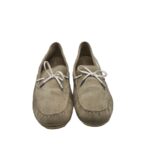 Mocasini dama Geox, 40, piele intoarsa, gri - imagine 3
