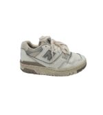 Adidasi dama New Balance, 37, imitatie de piele, piele, alb gri