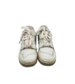 Adidasi dama New Balance, 37, imitatie de piele, piele, alb gri - imagine 3