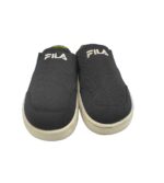 Saboti barbati Fila, 46, material textil, negru - imagine 3