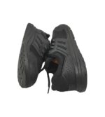 Adidasi barbati Adidas, 44, imitatie de piele, material textil, negru - imagine 4