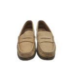 Mocasini dama Moda, 38, piele, bej - imagine 3
