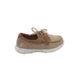 Mocasini dama Skechers, 38, material textil, bej
