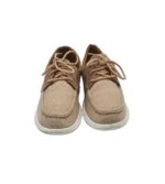 Mocasini dama Skechers, 38, material textil, bej - imagine 3