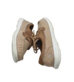 Mocasini dama Skechers, 38, material textil, bej - imagine 4