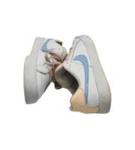 Tenisi barbati Nike, 41, imitatie de piele, alb - imagine 4