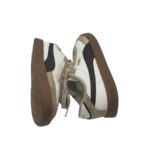 Adidasi copii Puma, 33, imitatie de piele, piele intoarsa, alb gri - imagine 4