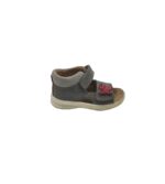Sandale copii Superfit, 23, piele intoarsa, gri