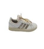 Adidasi dama Adidas, 39, imitatie de piele, alb