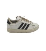 Adidasi barbati Adidas, 44, imitatie de piele, alb
