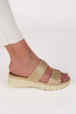 Saboti dama Lady Appry , imitatie de piele, crem