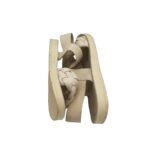 Sandale dama Graceland, 37, imitatie de piele, material textil, bej - imagine 4