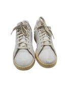 Adidasi dama Adidas, 40, piele, alb - imagine 3