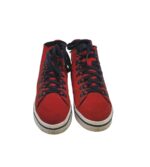 Tenisi dama Adidas, 38, piele intoarsa, rosu - imagine 3