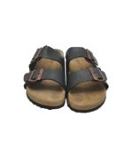 Saboti barbati Supersoft, 43, imitatie de piele, negru - imagine 3