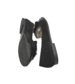 Balerini dama Fioli, 37, imitatie de piele, material textil, negru - imagine 4