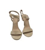 Sandale dama H&M, 39, material textil, bej - imagine 3