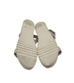 Sandale dama 39, material textil, gri - imagine 5