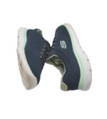 Adidasi dama Skechers, 39, material textil, albastru - imagine 4