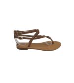 Sandale dama Forever21, 28, imitatie de piele, piele, maro