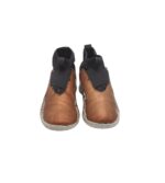 Adidasi copii Nike, 35, imitatie de piele, maro - imagine 3