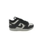 Adidasi copii 34, imitatie de piele, alb negru