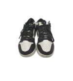 Adidasi copii 34, imitatie de piele, alb negru - imagine 3
