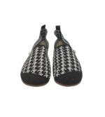 Balerini dama 41, material textil, alb negru - imagine 4