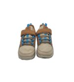 Adidasi copii Quechua, 31, imitatie de piele, material textil, gri maro - imagine 3