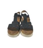 Sandale dama Rieker, 40, imitatie de piele, material textil, negru - imagine 3