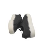 Tenisi dama Primark, 39, imitatie de piele, negru - imagine 4
