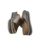 Saboti dama Bullboxer, 38, imitatie de piele, gri - imagine 4
