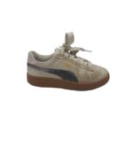 Adidasi dama Puma, 37, piele intoarsa, gri