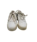 Adidasi copii Puma, 34, imitatie de piele, alb - imagine 3