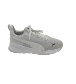 Adidasi barbati Puma, 46, material textil, alb gri