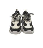 Adidasi dama Sport, 39, imitatie de piele, alb negru - imagine 3