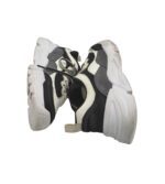Adidasi dama Sport, 39, imitatie de piele, alb negru - imagine 4