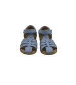 Sandale copii 25, imitatie de piele, albastru - imagine 3