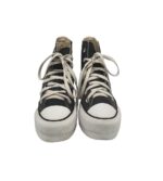 Tenisi dama Converse, 36, material textil, negru - imagine 3