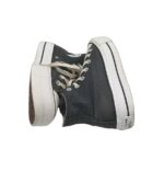 Tenisi dama Converse, 36, material textil, negru - imagine 4