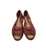 Sandale dama Fashion 39, alte materiale, rosu - imagine 3