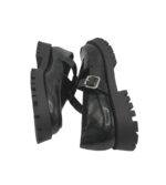 Pantofi dama Rainbow, 40, imitatie de piele, negru - imagine 4