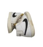 Tenisi dama Nike, 38, piele intoarsa, imitatie de piele, alb gri - imagine 4