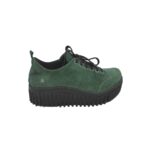 Pantofi dama Art, 39, piele intoarsa, verde