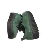 Pantofi dama Art, 39, piele intoarsa, verde - imagine 4