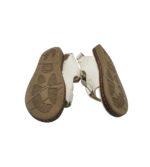 Sandale dama 41, imitatie de piele, alb - imagine 5