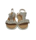 Sandale dama 39, alte materiale , alb - imagine 3