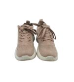 Adidasi dama 39, material textil, bej - imagine 3