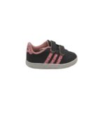 Adidasi copii Adidas, 25, imitatie de piele, negru